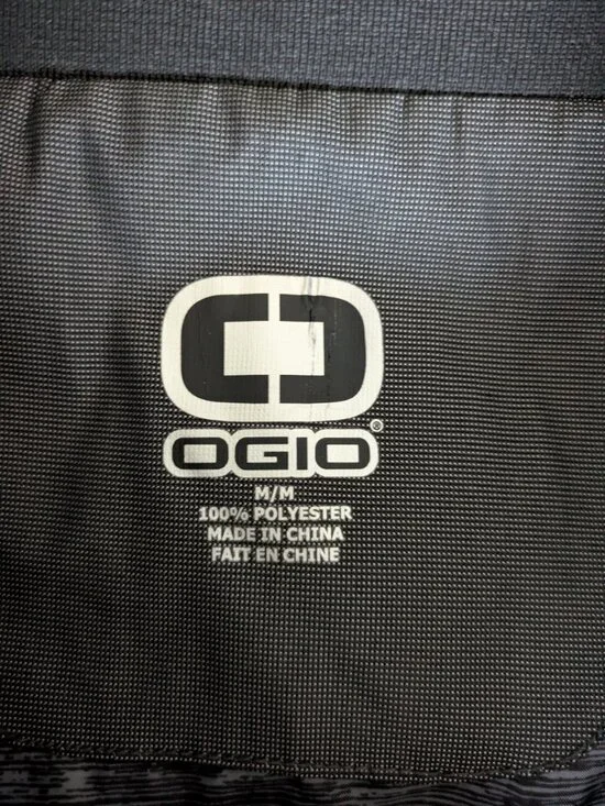 OGIO Full Zip Jacket with cadet collar in the color Ashpalt (black) size M - Picture 2 of 2